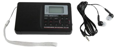 Image de Radio AM FM SW, fonction mémoire, touches à faible perte avec rétroéclairage, bande numérique portable complète avec réveil