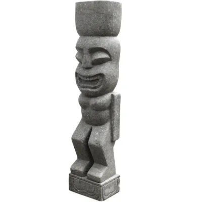 Obrázek produktu pro Basanitová kamenná plastika Tiki Jalna 150 x 25 x 34 cm