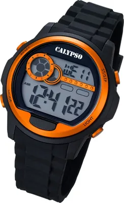 Produktbild von Calypso Herren Uhr Digital K5667/4 Kunststoff PUR Armbanduhr schwarz UK5667/4