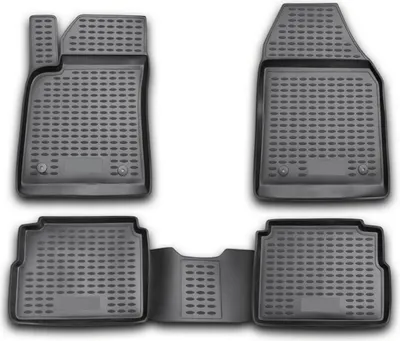 Zdjęcie produktu dla 2002-2008 Opel Vectra SW dywaniki podłogowe TPE czarne 4 szt