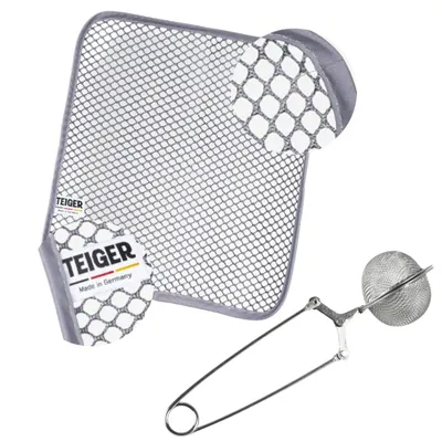 Produktbild von Teiger Mini Bundle Single - 1 x Teigreinigungstuch + Mehlsieb Teigtuch Teigreiniger Tuch für alle Verschmutzungen