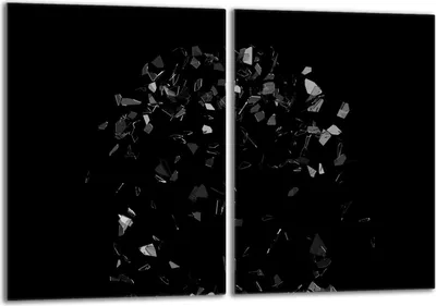 Produktbild von Glasschutzplatte für Herd 2x40x52 Schwarz