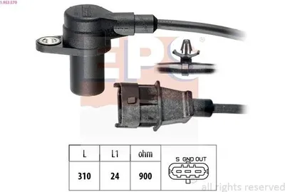 Produktbild von EPS 1.953.570 Kurbelwellensensor Impulsgeber für HYUNDAI i10 (PA)