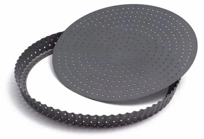 Produktbild von IBILI perforiert Crous Tortenform, 28 cm, Stahl, schwarz, one Size