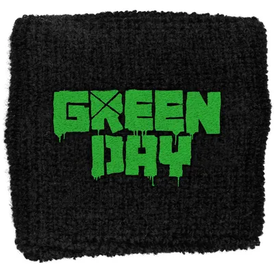 Immagine prodotto di Green Day - Polsino in tessuto Logo RO4728 (Taglia unica) (Nero/Verde)