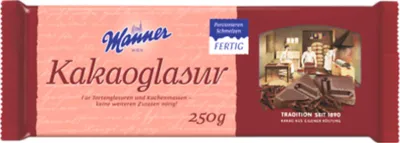 Produktbild von Manner Kakaoglasur 250g
