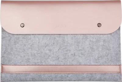 Image de Macbook Sleeve Bag, Ultra Slim Feutre &PolyuréthaneHousse en cuir Housse de protection pour ordinateur portable Pour 13-13,3 pouces Macbook Pro / Air / Pro avec écran Retina 13 '', or rose