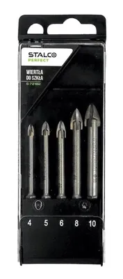 Obrázok produktu pre Sada 5 vrtákov na sklo 4-10 mm