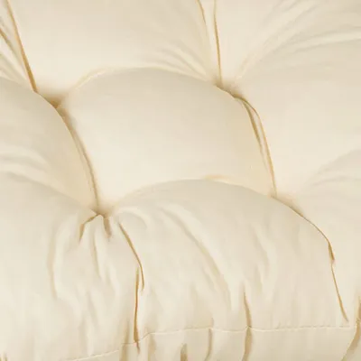 Produktbild von Loungekissen SmartLounge – Sitzkissen und Rückenkissen für Indoor und Outdoor, Farbe:Elfenbein, Größe:Set 60cm – 3xSitz + 3xRücken