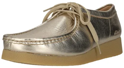 Produktbild von CLARKS Schnürschuhe Wallabee EVO mit Krepp-Effekt an der Sohle 5049A Gold Leather 41,5