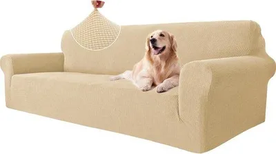 Produktbild von Famanu Stretch-Sofabezug 4-Sitzer - Beige