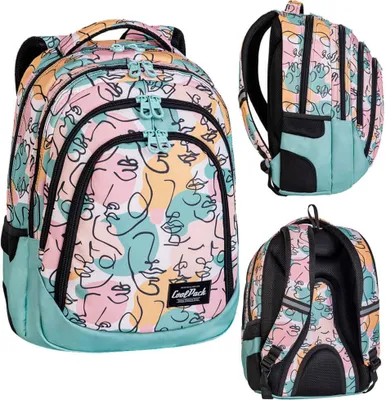 Produktbild von Coolpack Drafter ART DECO 3-Kammer-Rucksack