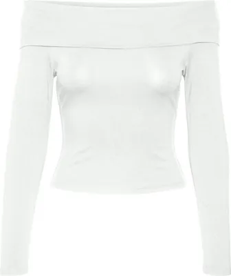 Image de Vero Moda Theodosia T-shirt manches longues Blanc XL Femme Blanc XL