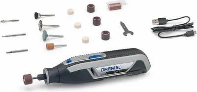 Produktbild von DREMEL® 7760-15 Akku-Multifunktionswerkzeug 3,6 V mit 15 Zubehöre
