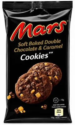 Produktbild von MarsCookis Schokoladenkekse Schokolade & Karamell (1x162g Beutel)