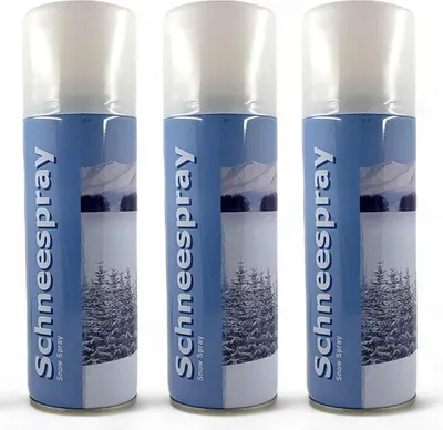 Produktbild von CEPEWA Sprühschnee 3er Set Weihnachten Schneespray je Dose 111ml