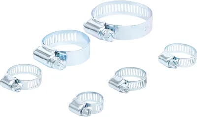 Immagine prodotto di BGS Diy 80855 | Assortimento di fascette stringitubo | Ø 4 - 45 mm | 6 pz.