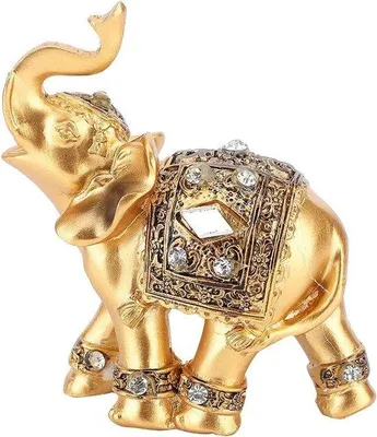 Image de Éléphant antique, porte-bonheur décoratif