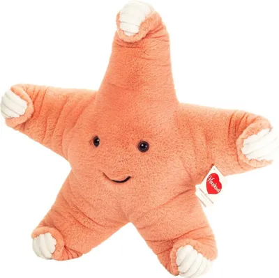 Immagine prodotto di Teddy Hermann Herzekind Seestern Fluffy, Kuscheltier, Stofftier, Plüschtier, 40 cm, 939825