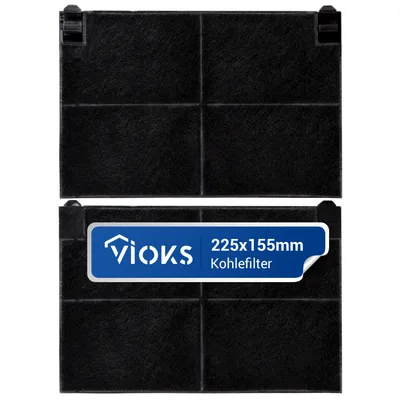 Produktbild von Aktivkohlefilter 2x passend wie Electrolux 5023298000/8 Kohlefilter für Dunstabzugshaube