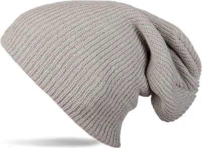 Produktbild von styleBREAKER Beanie Mütze, Slouch, überlange Strickmütze, doppelt gestrickt, warm, Uni 04024004