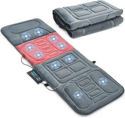 Productafbeelding van Famanu massagekussen met 10 vibratiemotoren en een verwarmingsfunctie – voor het hele lichaam