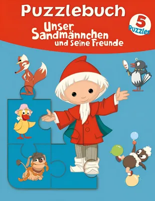 Produktbild von 5 Puzzle im Buch Unser Sandmännchen und seine Freunde