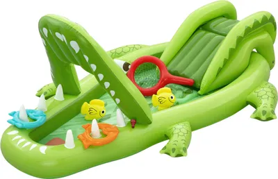 Image de Centre aquatique Bestway® Crocodile 234 x 163 x 87 cm