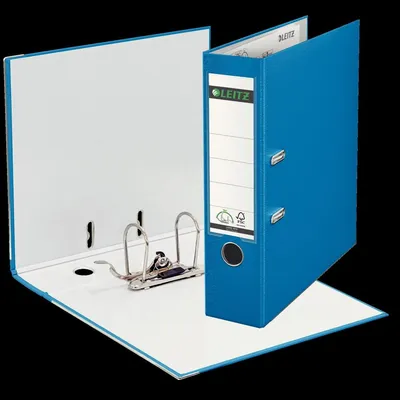 Produktbild von Leitz 180° Lever Arch File Plastic, Blau, Kunststoff, A4