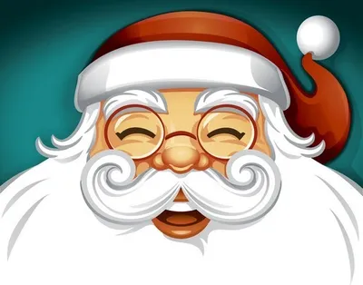 Produktbild von 20 Servietten Happy Claus - Lachender Santa 33x33cm