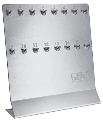 Produktbild von Burg Wächter Schlüsselboard SB 700/16 Ni Edelstahl 16 Haken