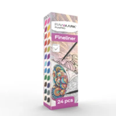 Produktbild von Finliner Rawmark Verdünner Stifte 24 Farben