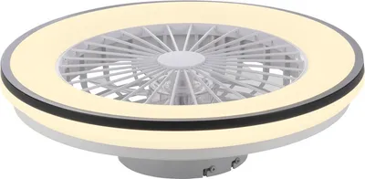 Produktbild von JUST LIGHT LED Deckenventilator LENO warmweiß - kaltweiß RGB Fernbedienung Wohnzimmer, Kinderzimmer, Schlafzimmer