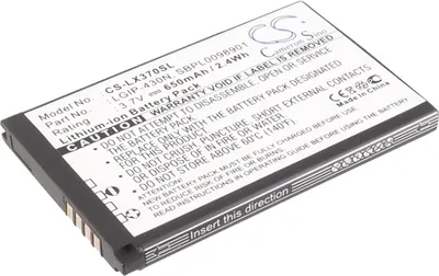 Immagine prodotto di TECHTEK Batteria compatibile con [LG] 990G, C320, Cookie Fresh, GC300, Gentle, GS290, GS390, GU280, GU285, GU295, GW300, GW330, Imprint, LG990G, LN24