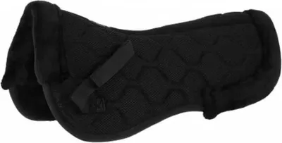 Obrázok produktu pre Podložka Equithème Pad Hexa Mesh, veľkosť: teplokrvník, farba: čierna/čierna