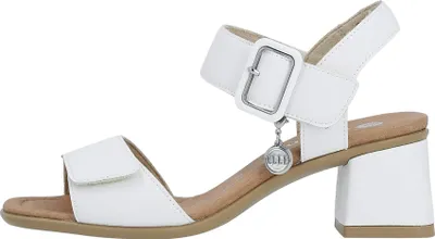 Produktbild von Remonte Damen Sandale Leder Blockabsatz Klettverschluss D1K51, Größe:40 EU, Farbe:Weiß