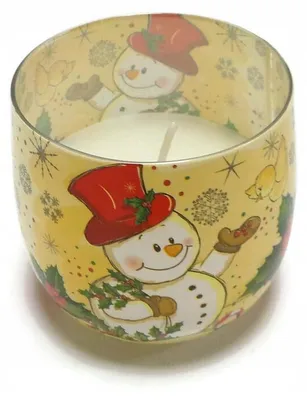 Obrázek produktu pro Svíčka Snowman 100g