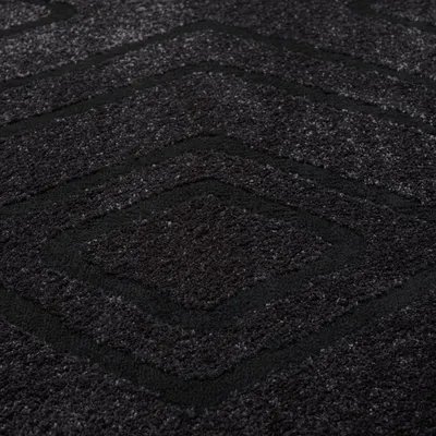 Produktbild von Teppich Modern Super Weich Wohnzimmer Teppich, 3D Effekt, Skandinavisch , Farbe:Anthrazit, Maße:80x150 cm