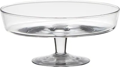 Produktbild von Glasschale auf Fuß CYLINDER H. 10,5cm D. 24,5cm rund transparent Hakbijl