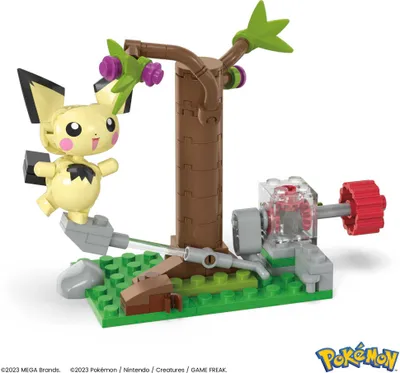 Image de Kit de construction Pokémon Mega Construx Pichus Forêt-Fourrage