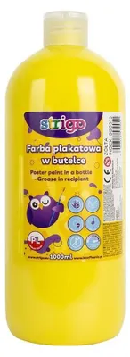 Produktbild von Strigo Farba Plakatowa Żółta 1000 ml