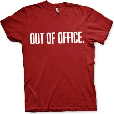Produktbild von OUT OF OFFICE T-Shirt - XX-Large - Tango-Red