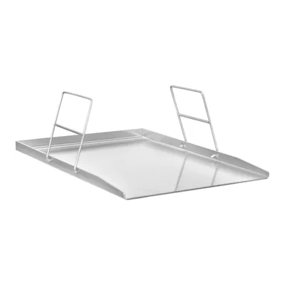 Produktbild von Grillplatte Edelstahl 48X34cm  Grillpfanne Silber für Küchen, Geschäften, Restaurants, Hotels