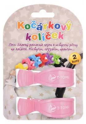 Produktbild von T-TOMI Kinderwagen-Halterung, Pastellrosa / Rosa