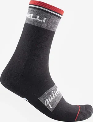 Obrázek produktu pro CASTELLI Klasické cyklistické ponožky - QUINDICI SOFT MERINO - černé S-M