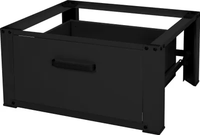 Produktbild von ML-Design Waschmaschinen Untergestell aus Stahl, für Trockner/Kühlschrank, bis 150kg, mit Schublade