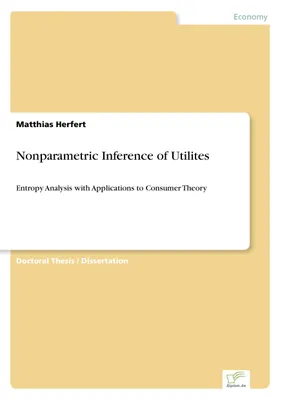 Produktbild von Nonparametric Inference of Utilites