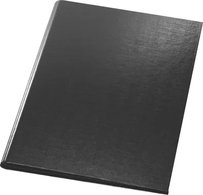 Image de Exacompta 10x Porte-bloc à rabat papier enduit 23x32cm pour A4 Noir 18291E