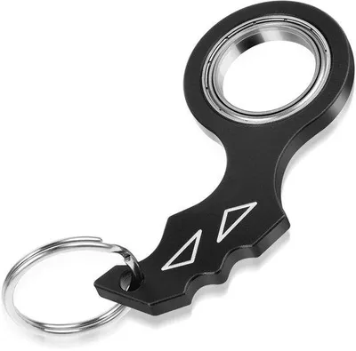 Image de Jouet anti-stress pour adultes/adolescents, noir, 6,3 x 2,9 cm, portable