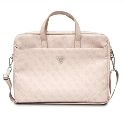 Produktbild von Guess Bag GUCB15P4TP 16  Rose / Pink Saffiano 4G Triangle Logo Handyhülle